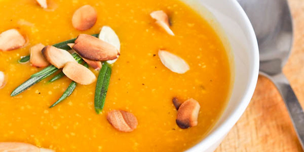 Pumpkin Soup by Avocado Pesto